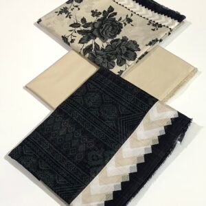 Bin Saeed  Original Fabric Lawn Printed (3pcs)